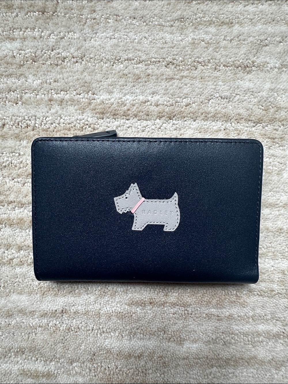 Like New Radley of London Heritage Bi-fold Leather Wallet Blue